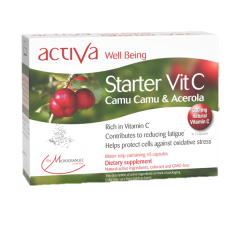 Activa Well-Being Starter Vit C, 45 vege caps